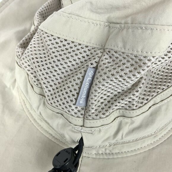 Columbia Bora Bora II Booney Hat Unisex Packable Sun Protection Beige Adjustable - Picture 6 of 9